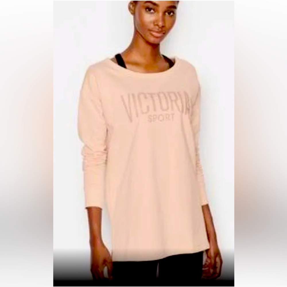 NWT Victoria Secret Sport Athleisure Open-Back Sweatshirt size S